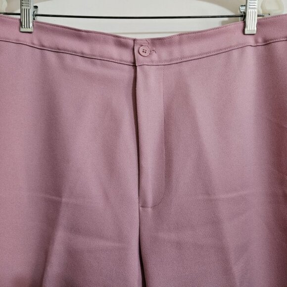 * LASTING COMFORT Pink Slacks Ladies Size 16 - Picture 3 of 4